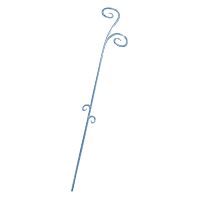 Опора пластиковая орхидейная 60см прозрачная ВМС ОЦ-4009