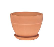 Горшок керамический "Терра" № 2 d 12 V 0,8 л. Овал Борт 