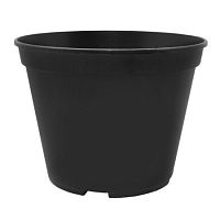 Горшок для рассады 0,37лчерный 10*7,5см 119013
