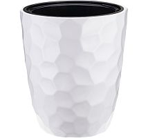 Кашпо МОЗАИКА D340мм H390 белый с вставкой М3409 М-пласт