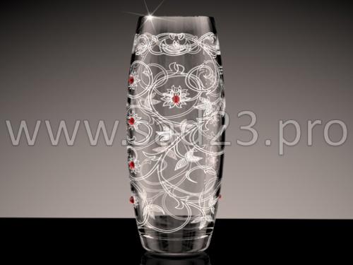 Ваза "Флора" Стразы GN966